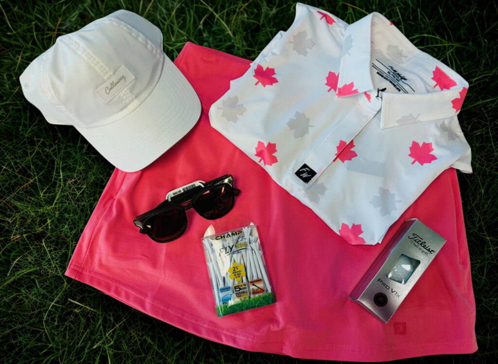 Women's golf gear