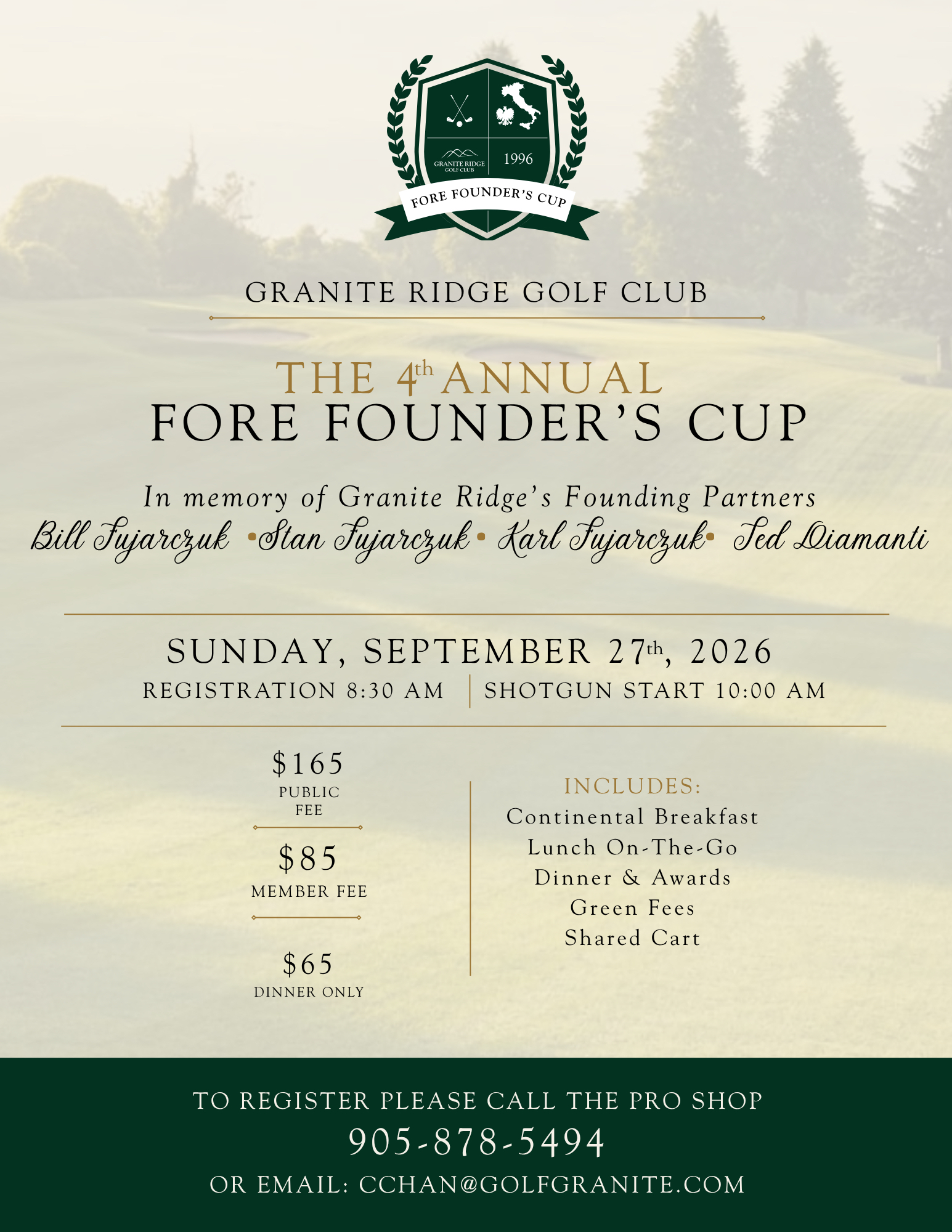 Fore Founders Cup Tournament